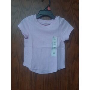 NWT Cat‎ & Jack Girls Toddler Size 18M Light Purple Tshirt Ready To Be Customize